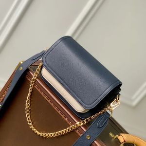 Designer Crossbody Bag Luxury Shoulder Bag 10A Mirror quality Calfskin Chain Bag Genuine Leather Underarm Bag Women Flap Bag With Box L229