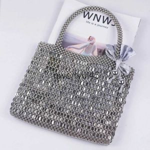 Весенняя женская большая сумка, роскошные дизайнерские сумки и кошельки, новинка 2023 года, весенняя металлическая сумка с блестками, модный повседневный дизайн Pone Bagqwertyui45