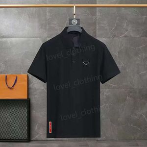 Мужская футболка Дизайнерская рубашка Поло Высококачественная мода с воротником-поло Топ Женская футболка Повседневная мужская одежда