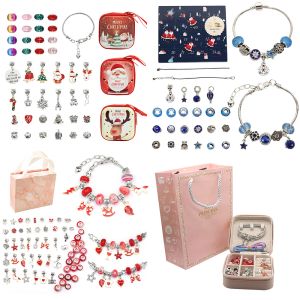 Strands DIY Bracelet Making Kits Spacer Beads Metal Pendant Charms Accessories for DIY Bracelets Jewelry Making Children Gril Gifts