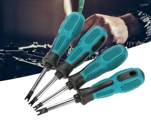 4 Pçs/set Chave De Fenda Conjunto Bits U Garfo Tipo Slotted Screw Driver Repair Hand Tool Kit