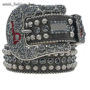 عالي الجودة الكلاسيكية BB حزام Rhinestone Kor مع Owen Bling Rhinestones لمايكل امرأة Mens المصمم كحزمة هدية عيد ميلاد الجمجمة Rick Cintura Uomo 7397