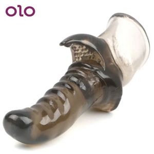 Vibratorer olo AV Rod Head Cap Silikon Vibratortillbehör G-Spot Stimulera Magic Wand Attachment Vuxna sexleksaker för kvinnors sexprodukter