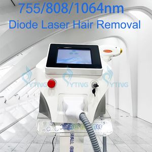 808 Diodlaserhårborttagning 808nm Lazer Hårborttagningsmaskin Ice Smärtfri permanent för salongspa