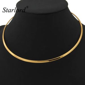 Torques Starlord Choker Necklace Women Men Jewelry Vintage Gold/Silver Color Fashion Jewelry Torques Necklace Choker N227