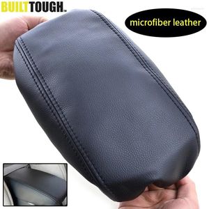 Hyundai Creta IX25 2024のインテリアアクセサリー-Car Central Armrest Box Cover Center Console Protection Case Microfiber PUレザー