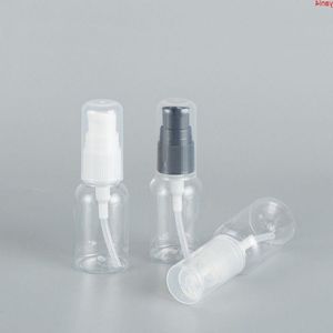 30ml x 50ローションポンプ付き空の透明なペットペットボトル小さな化粧品クリームコンテナパッケージボトルグッズqvpnp