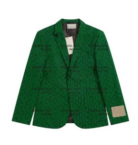 Abiti da uomo Blazer Abiti da uomo firmati occidentali Blazer autunno capispalla di lusso cappotto slim fit casual lettera patchwork stampa top moda donna