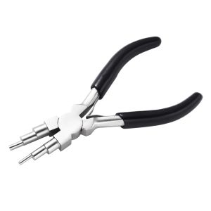 Equipments 6Inch Wire Looping Forming Pliers 6Steps MultiSize Wire Bending Tools Wrapping Pliers for Jewelry Making Repairing