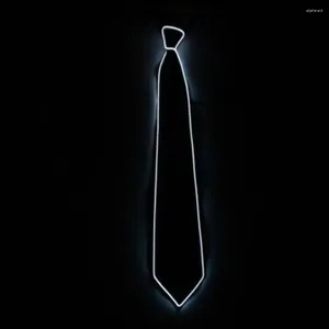 Bow Ties Uniform Fashion Shirt Gift Suits For Men Women Wedding Business Glowing Tie Neck LED Luminous