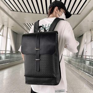 Sacos escolares mochila homens negócios estilo coreano design na moda preto viagem grande capacidade notebook casual estudante mochila legal bonito