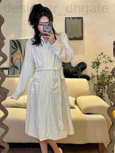 Women's Robe designer Bathrod Home Fur Island Plush Bathrobe Pajamas L V Look Good 2IN5