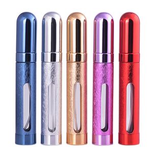 12ml perfume spray garrafa cabeça redonda janela aberta tubo de alumínio de alta qualidade eletro-alumínio norte maquiagem líquido portátil-121212121212