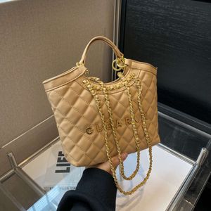 Lingge Chain Novo outono/inverno versátil moda ombro feminino grande capacidade bolsa portátil 2024 novo design moda 78% de desconto na loja atacado