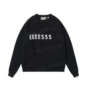 Designer Long Sleeve Ess Hoodie Sweatshirts Hoodies Women Hoody Knitted Knit Sweaters Pullover Crewneck Hooded Mens Sweater