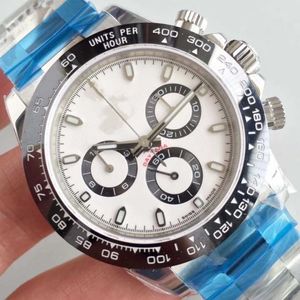 2024 NY LABET MEKANISK MEKANISK Rörelse Sex Needle Panda Small Work Fashion Mens Watch Steel Band Batch {Kategori} 123