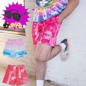 Designer mens mais curto troncos de natação shorts tee basquete ee calças de natação curta camisa luxos verão praia carta malha rua moda sweatpants cintura elástica