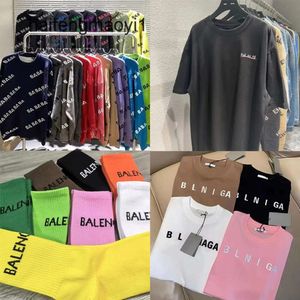 balencigaly Designer Mens Women T Shirts Paris Letter Graphic Printing Tshirt Sweaters 2B Long Sleeve Clothes Oversized Pullover Tees Hoodie balencaigaly