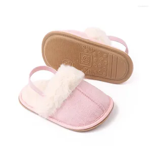 First Walkers Brand Crib Shoes For Boy Infant Winter Warm Slippers Christian Baby Item Born Footwear Toddler Soft Rubber Bottom Garden Shoe