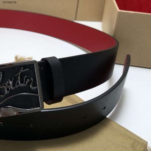 Red Sole Herren-Gürtel in Premium-Qualität, 40 mm, Luxusmarke, Designer-Damengürtel, modischer, lässiger Stil, beide Seiten können aus echtem Rindsleder mit Box 005 hergestellt werden