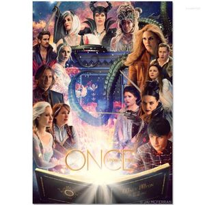 Paintings Once Upon A Time Poster Custom Canvas Art Home Decoration Cloth Fabric Wall Print Silk 40X60cm 12.15