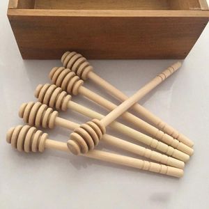 Löffel 2 stück Praktische Lange Griff Holz Honig Löffel Mischen Stick Dipper Für Glas Kaffee Milch Tee Liefert Küche Werkzeuge YH-460060