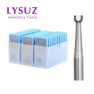 Equipments 6Pcs Germany F256A Cup Burs Tungsten Steel Needle Gold Silver Jewelry Metal Cutting Micro Dental Carving Making Tools