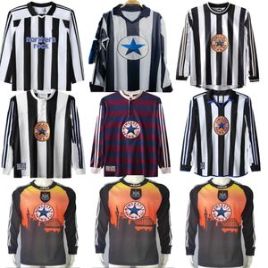 Koszulki piłkarskie z długim rękawem NUFC Retro Shearer Pinas United Owen Classic Football Shirts Ginola 03 05 95 97 99 00 2003 2004 2005 1995 1998 1997