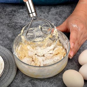 Utensili da forno Acciaio inossidabile Impasto danese Frusta Farina Miscelatore da cucina Frullatore Pane per impastare torte e pizze