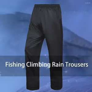 Regnrockar mjuk pålitlig djup gren cykling regn byxor fickor kvinnor män regnkläder vattentätt vuxen plagg