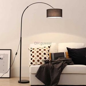 Floor Lamps Modern LED Floor Lamp Height Adjustable Home Decor Floor Light Living Room Bedroom Study Marble Base Standing Light Black White YQ240130