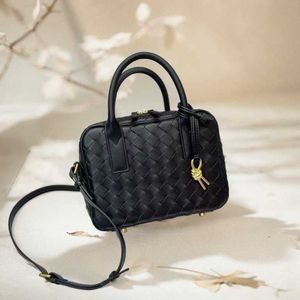 New leather Getaway handmade woven pillow bag Boston briefcase leather crossbody handbag 240130