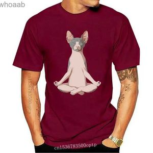 Herr t-shirts nya toppar t-shirt kvinnor sphynx katt komiska inskriptioner tryck kvinnliga tshirt 240130