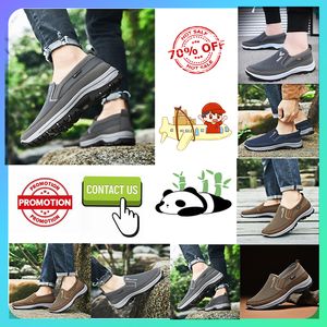 Designer Casual Platform Step on shoes for middle-aged elderly people women man work Brisk Autumn Comfortable wear resistant Anti slip soft sole Dad's shoes