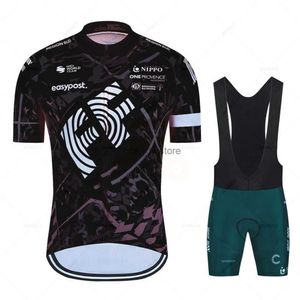 Herrspår 2022 Ny sommarcykeluppsättning kort Seve Jersey Bike Uniform Sports Bicyc Clothing MTB Kläder bär Maillot Ropa de Ciclismoh24130