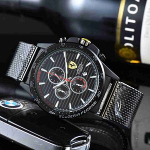 Sex Needle Full Function Chronograph Rubber Strap Mens Farah Brand Casual Running Second Watchlqab