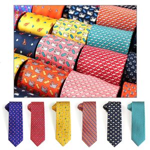 Tailor Smith 100 % Seidenkrawatten für Männer, handgefertigte Krawatte mit Tiermuster, Krawatte, Vatertag, Geburtstagsgeschenk, Krawatte 240129
