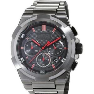 Klasyczny kwarc mody chronograf męski zegarek Supernova Gun Metal Edition Watch 1513361 Box2595