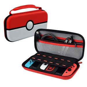 Ns estojo de armazenamento portátil, casca dura, pu, bolsa de armazenamento para compatível com nintendo switch, acessórios de console de jogos oled 240126