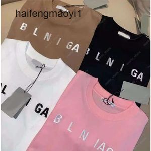 Азиатские Balencaigaly Balencigaly летние мужские футболки с коротким рукавом S-4XL футболки Футболки с буквенным принтом с короткими рукавами Лидер продаж Размер Роскошная мужская одежда в стиле хип-хоп