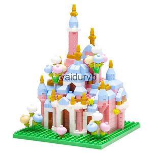 Blocks Mini Castle Building Fairy Tale Church Micro DIY Toys Bricks Construction for Girls Birthday Giftsvaiduryb