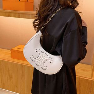 Triumphal Arch Genuine Leather Women's Summer New Fashion One Shoulder Crossbody Handheld Dumpling Premium Underarm Bag 2024 Design Fashion 78% Off Store wholesale