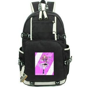 Renge Serizawa ryggsäck Battle Girl High School Daypack Cartoon School Bag Print Rucksack Casual School Bag Computer Day Pack