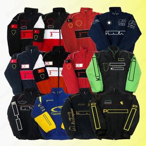 F1 Formula One Racing Ceket Sonbahar Kış Vintage American Style Ceket Motosiklet Bisiklet Takımı Motosiklet Takım Beyzbol Takım Dış Mekan Rüzgar Geçirmez