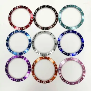 Watch Repair Kits 38mm Aluminum Ring 24H Number Scale Bezel Insert For RLX GMT SUB 40mm Case Accessories Inner Diameter 30.5mm