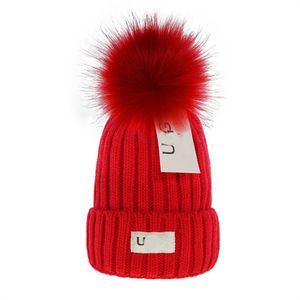 Designer czapki dzianinowe czapka zimowa maska ​​listet projektant rozrywki Klasyczne zimowe ciepłe dzianinowe czapki U-7