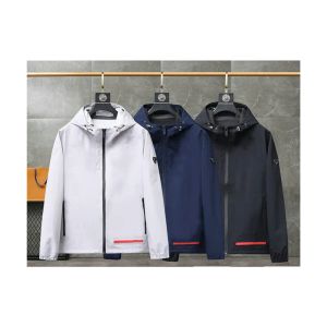 Mans Designers Jaquetas Masculinas Hoodies 2024 Manga Longa Zíper para Conforto Casaco Com Capuz Ao Ar Livre Vento e Resistência à Água Moda Parkas Jaqueta Homens