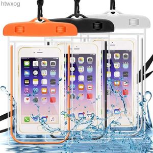 Cell Phone Pouches Swimming Bags Waterproof Phone Case Water proof Bag Mobile Phone Pouch PV Cover for iPhone 14 Pro Xs Max XR X 8 7 Galaxy S10 YQ240131