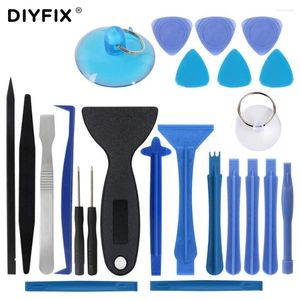 Professionelle Handwerkzeug-Sets DIYFIX 24 in 1 Handy-Öffnungs-Reparatur-Werkzeug-Set, Schraubendreher-Set, zerlegen für iPhone, iPad, Tablet, Laptop