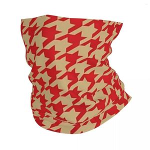 Halsdukar beige rött geometriskt mönster shemagh keffiyeh bandana nacke täckt tryckt wrap halsduk varm huvudkläder ridning unisex vuxen andas